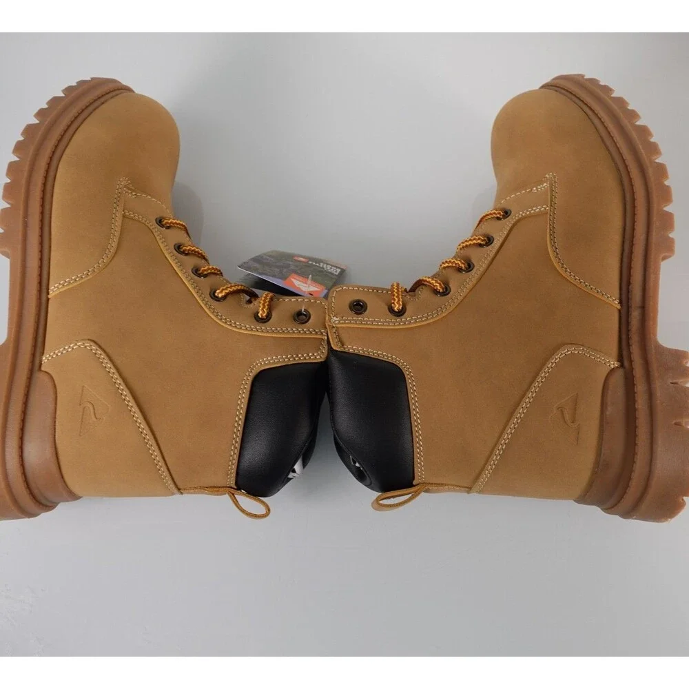 Ozark Trail Mens Troy II Hiking Boots Rugged Outsole Foam Footbed Wheat Size 9